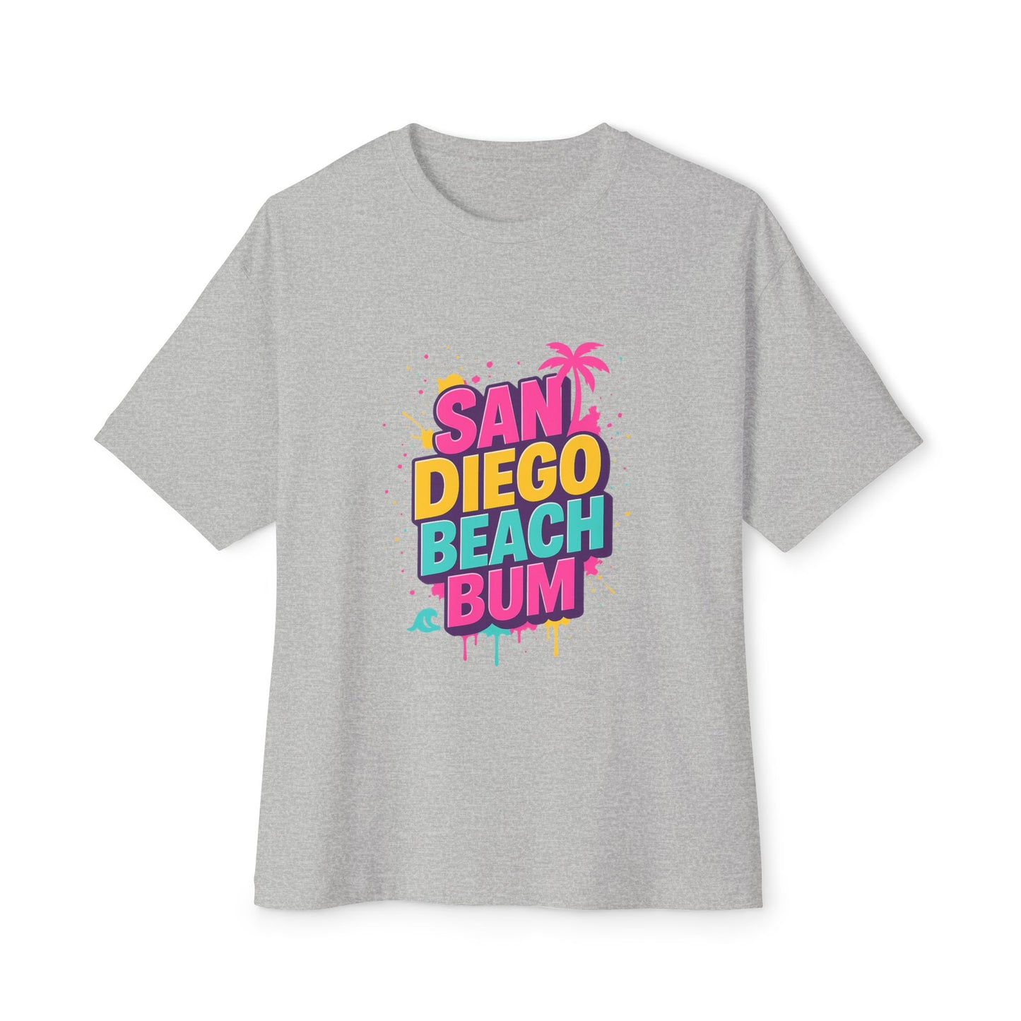 San Diego Beach Bum Unisex Oversized Boxy Tee