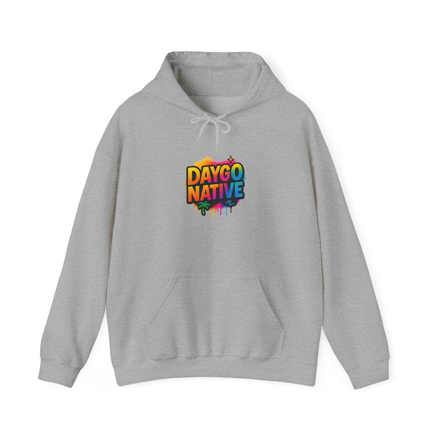 Colorful Daygo Native Hoodie | Unisex Sweatshirt for Comfort and Style, Perfect for Casual Wear, Gifts, and Celebrations