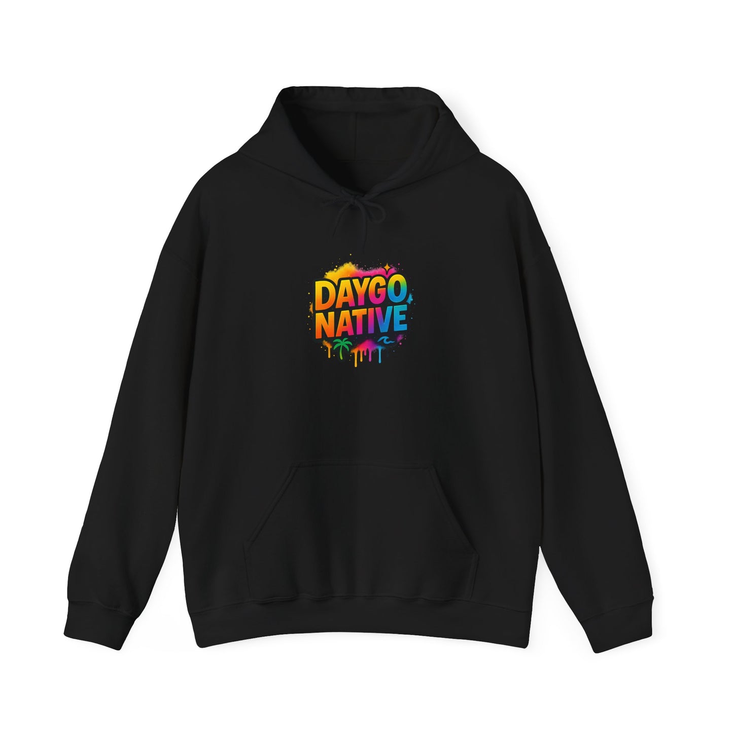 Colorful Daygo Native Hoodie | Unisex Sweatshirt for Comfort and Style, Perfect for Casual Wear, Gifts, and Celebrations