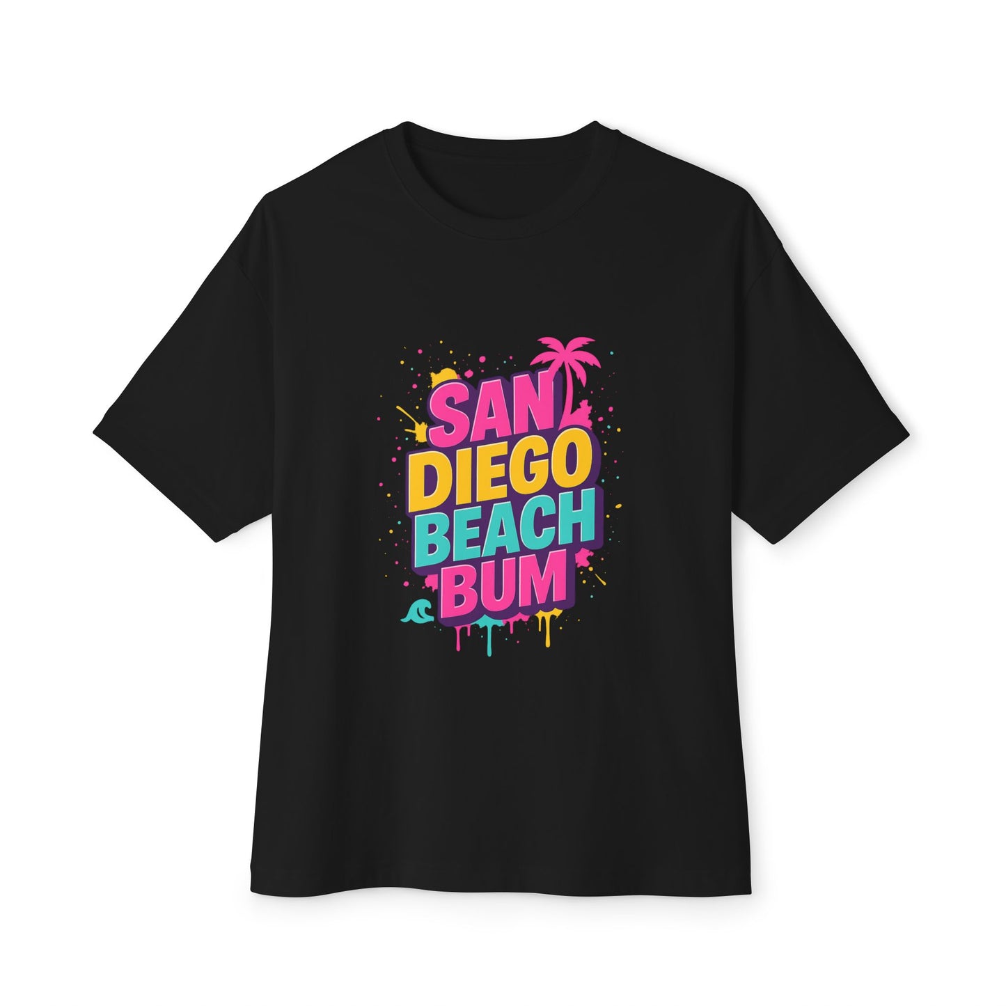 San Diego Beach Bum Unisex Oversized Boxy Tee