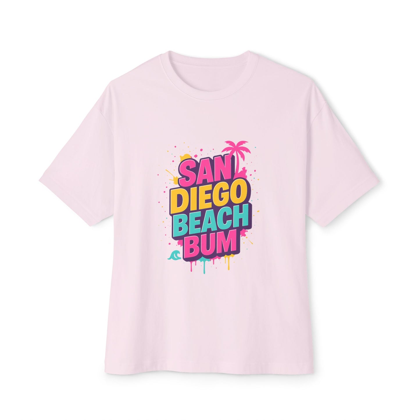 San Diego Beach Bum Unisex Oversized Boxy Tee