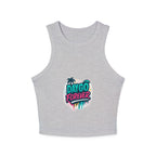Daygo Forever Women's Crop Tank Top, Fun Summer Apparel, Beachwear, Festival Outfit, Gift for Her, Graphic Tee, Summer Vibe Tank