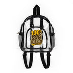 Clear Padres Colors Stadium Backpack | Game Day Essential, Concert Bag, Festival Gear, Transparent Backpack, Sports Events