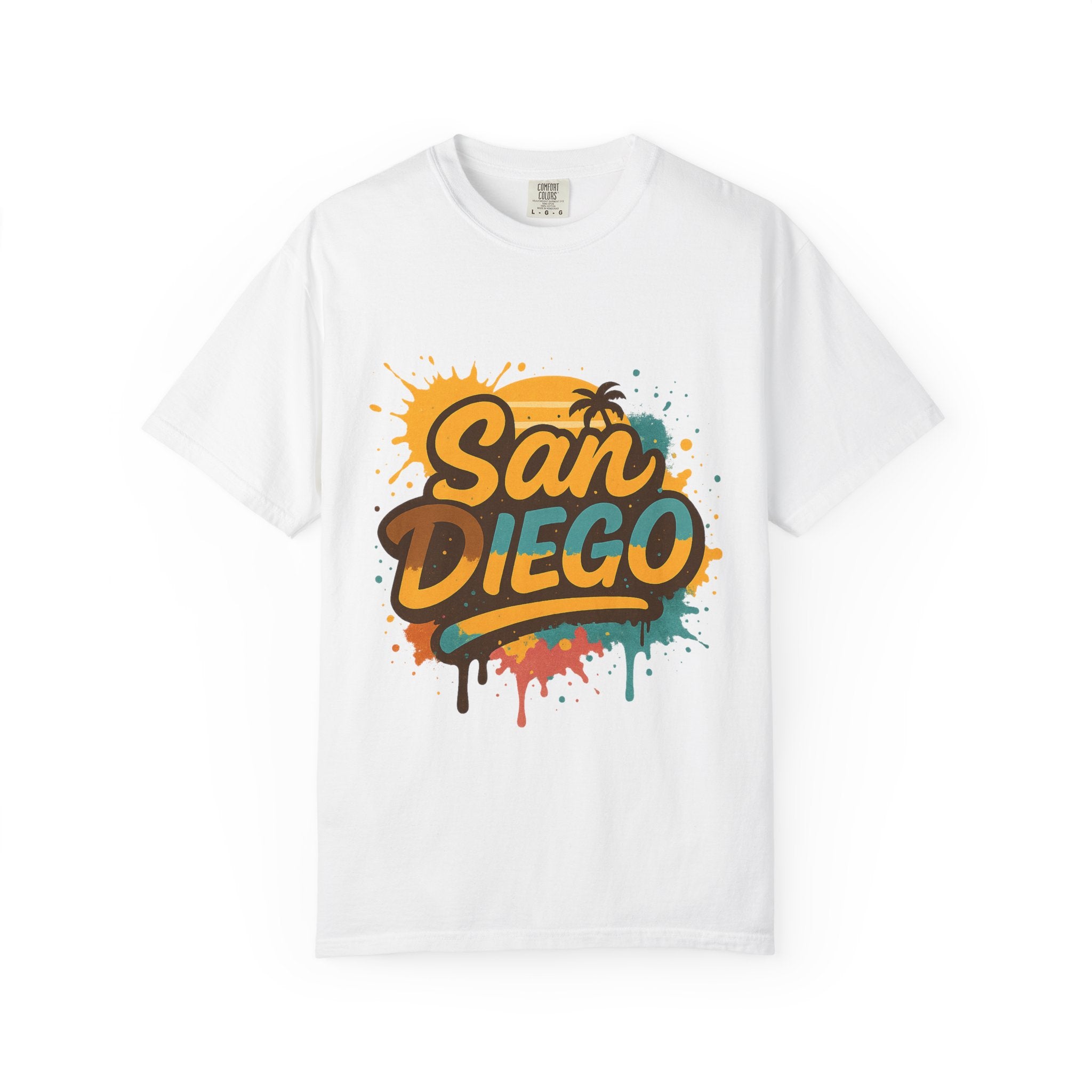 Padres-Inspired San Diego Vibrant Unisex T-Shirt | Summer Tee, Travel Shirt, Vacation Wear, Beach Life Apparel, California Graphic Tee
