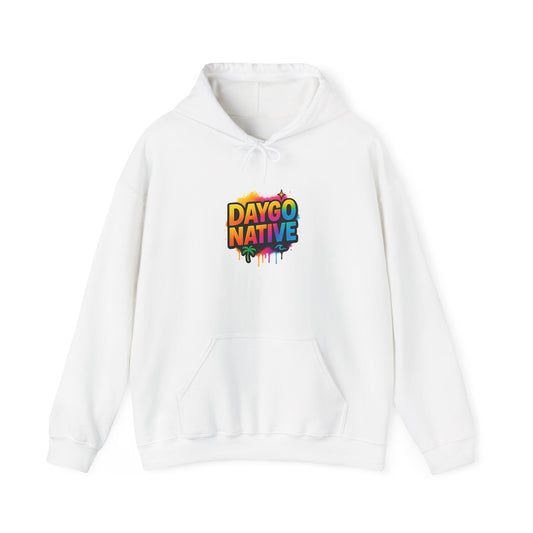 Colorful Daygo Native Hoodie | Unisex Sweatshirt for Comfort and Style, Perfect for Casual Wear, Gifts, and Celebrations