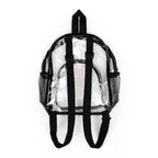 Clear Padres Colors Stadium Backpack | Game Day Essential, Concert Bag, Festival Gear, Transparent Backpack, Sports Events