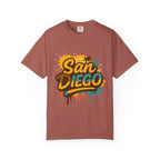 Padres-Inspired San Diego Vibrant Unisex T-Shirt | Summer Tee, Travel Shirt, Vacation Wear, Beach Life Apparel, California Graphic Tee