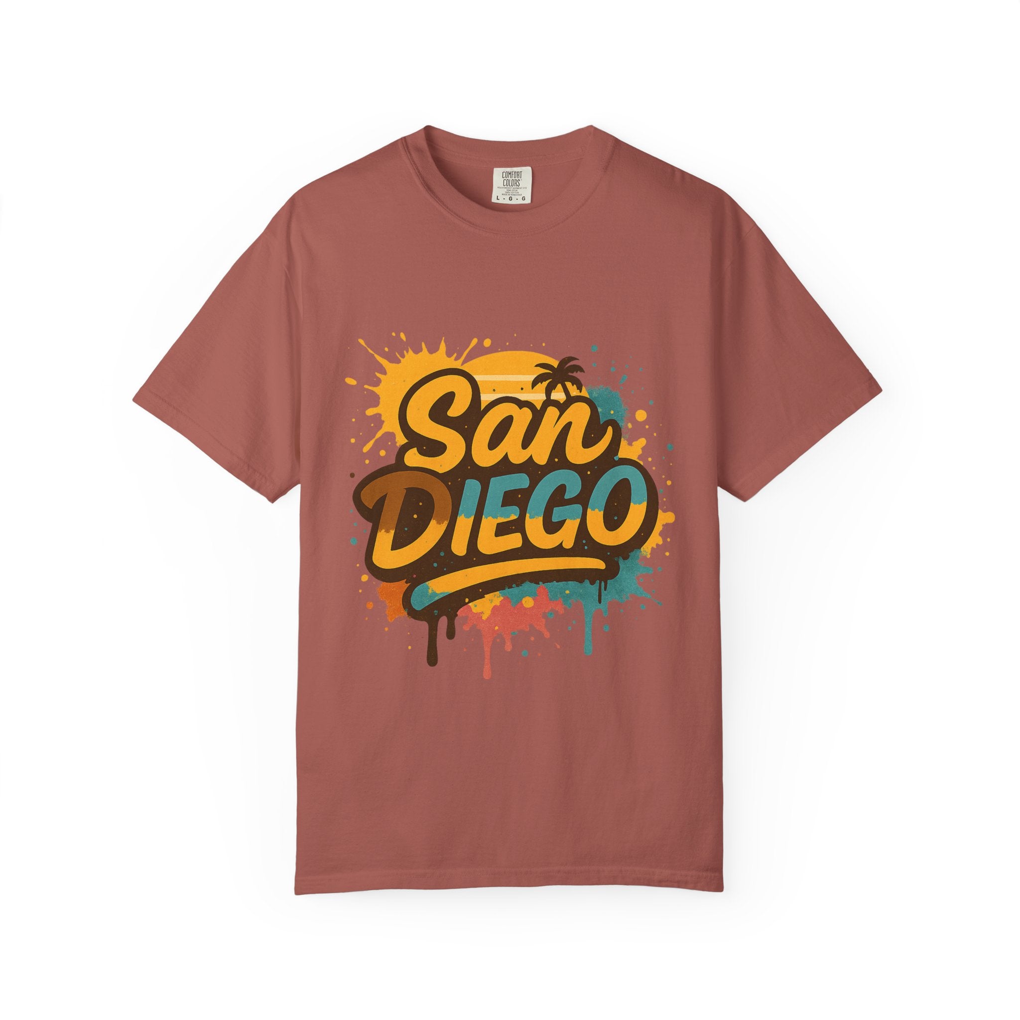 Padres-Inspired San Diego Vibrant Unisex T-Shirt | Summer Tee, Travel Shirt, Vacation Wear, Beach Life Apparel, California Graphic Tee