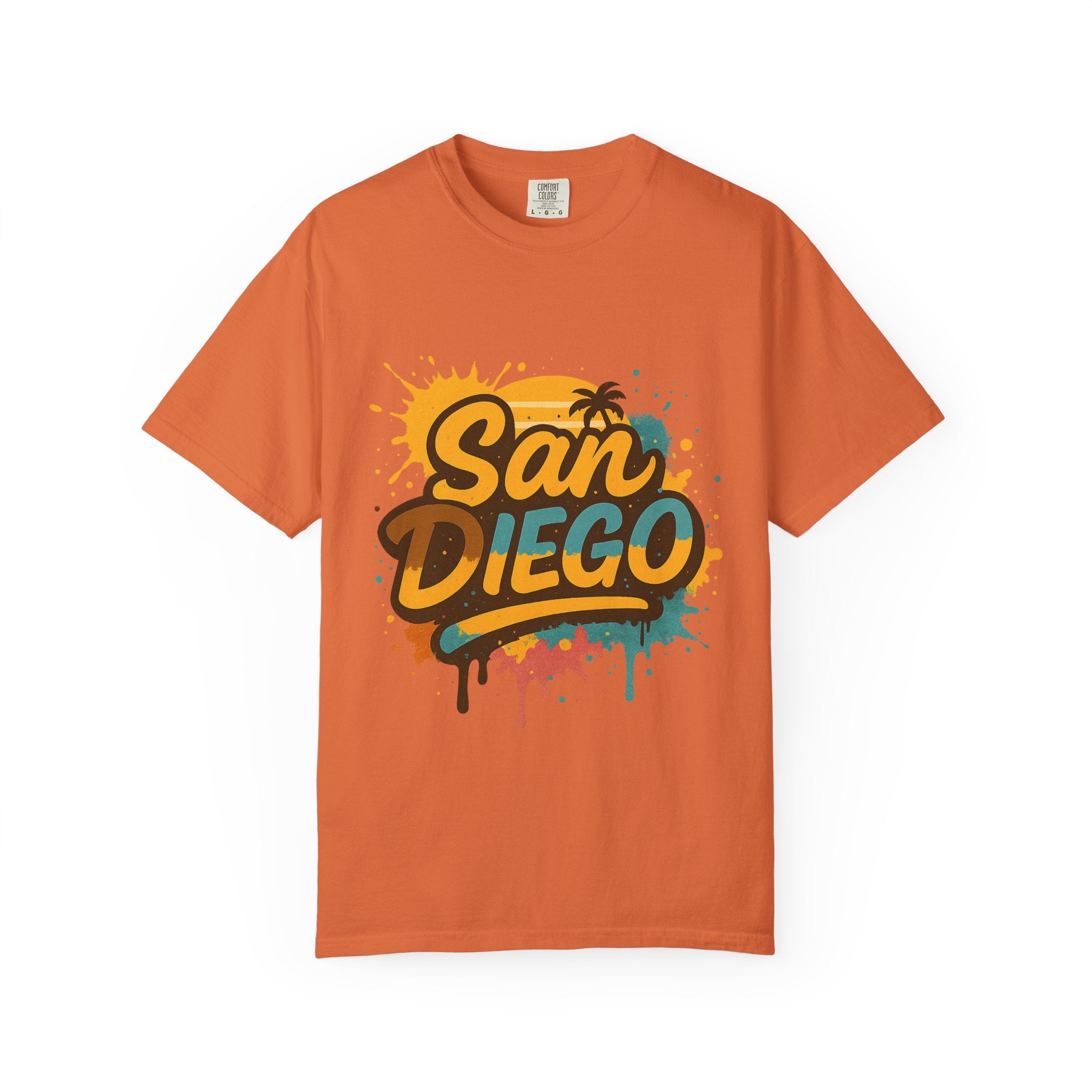 Padres-Inspired San Diego Vibrant Unisex T-Shirt | Summer Tee, Travel Shirt, Vacation Wear, Beach Life Apparel, California Graphic Tee