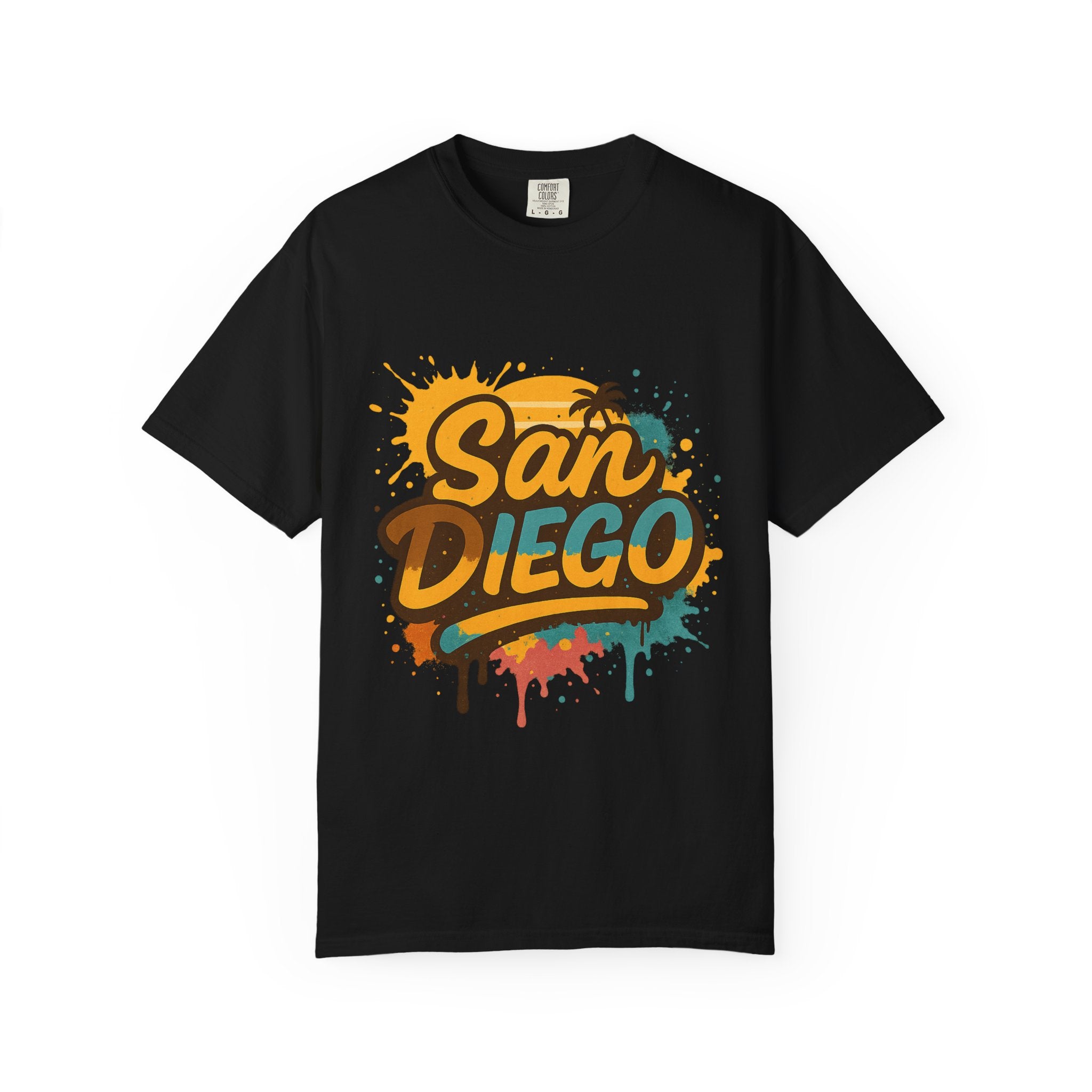 Padres-Inspired San Diego Vibrant Unisex T-Shirt | Summer Tee, Travel Shirt, Vacation Wear, Beach Life Apparel, California Graphic Tee