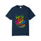 Colorful Graffi Let's Go Daygo T-Shirt, Beach Vibes, Vacation Wear, Casual Tee, Gift for Him/Her, Fun Graphic Tee