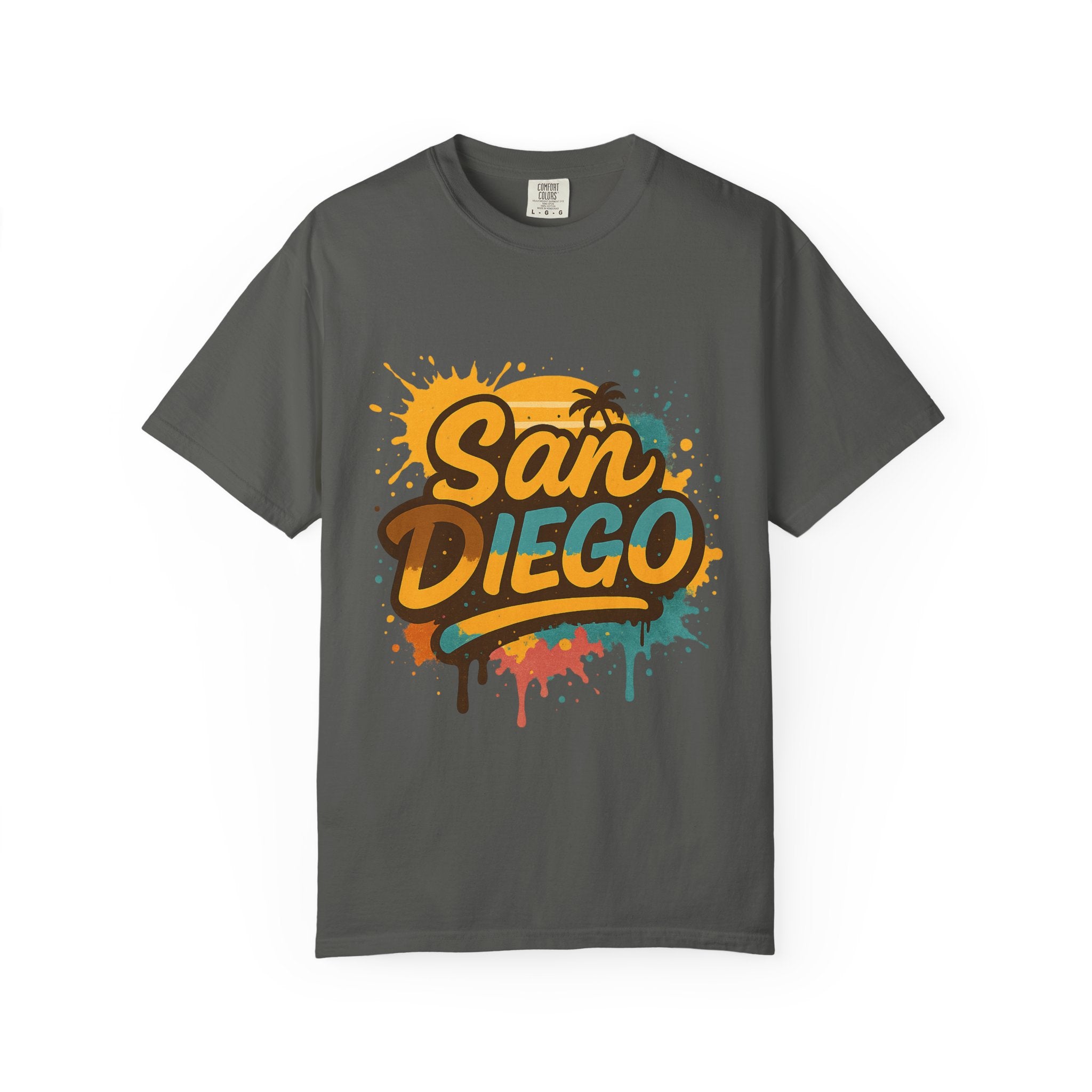 Padres-Inspired San Diego Vibrant Unisex T-Shirt | Summer Tee, Travel Shirt, Vacation Wear, Beach Life Apparel, California Graphic Tee