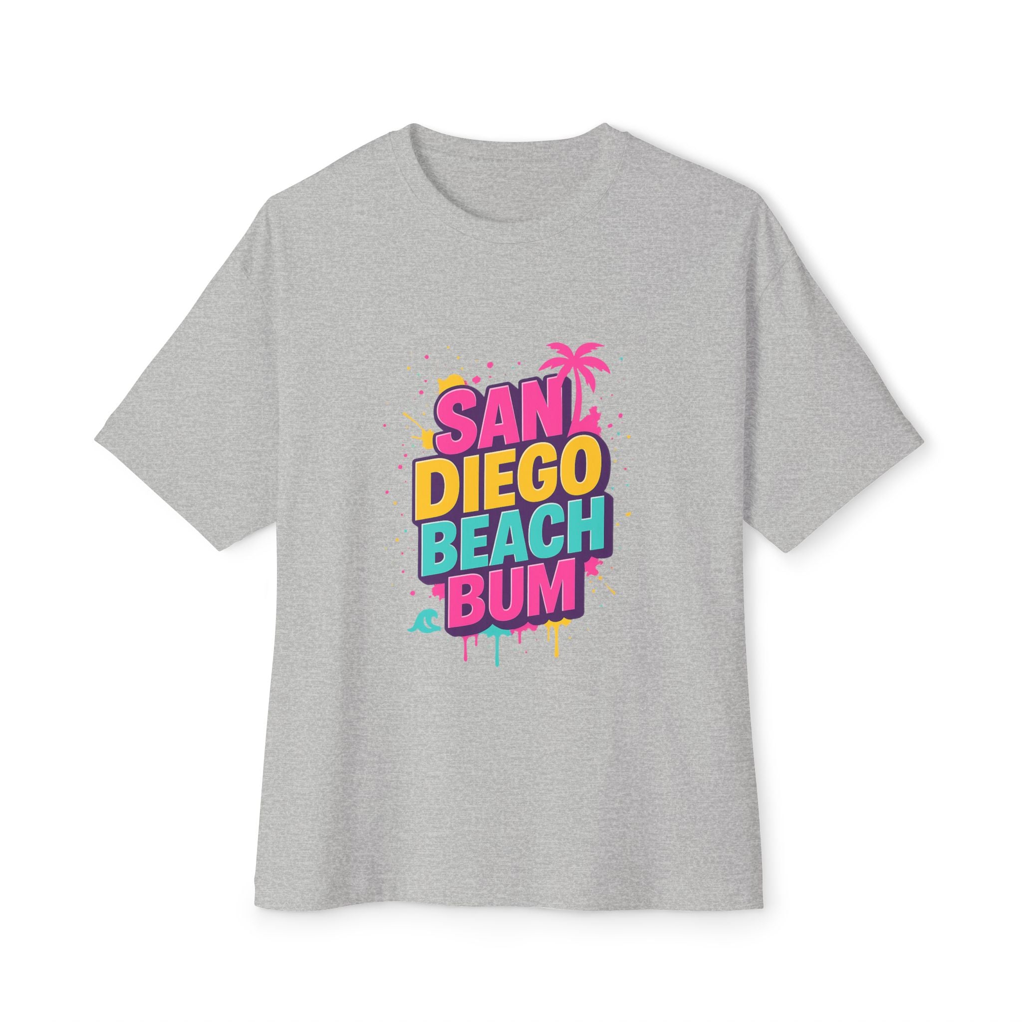 San Diego Beach Bum Unisex Oversized Boxy Tee
