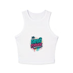 Daygo Forever Women's Crop Tank Top, Fun Summer Apparel, Beachwear, Festival Outfit, Gift for Her, Graphic Tee, Summer Vibe Tank
