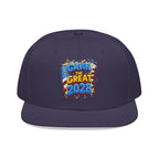 Gavin The Great 2028 Embroidered Snapback Hat - Trendy Cap for Fashion Lovers, Perfect Gift for Sports Events, Casual Outings, Streetwear, Embroidery Design