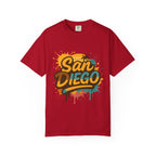 Padres-Inspired San Diego Vibrant Unisex T-Shirt | Summer Tee, Travel Shirt, Vacation Wear, Beach Life Apparel, California Graphic Tee