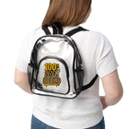 Clear Padres Colors Stadium Backpack | Game Day Essential, Concert Bag, Festival Gear, Transparent Backpack, Sports Events