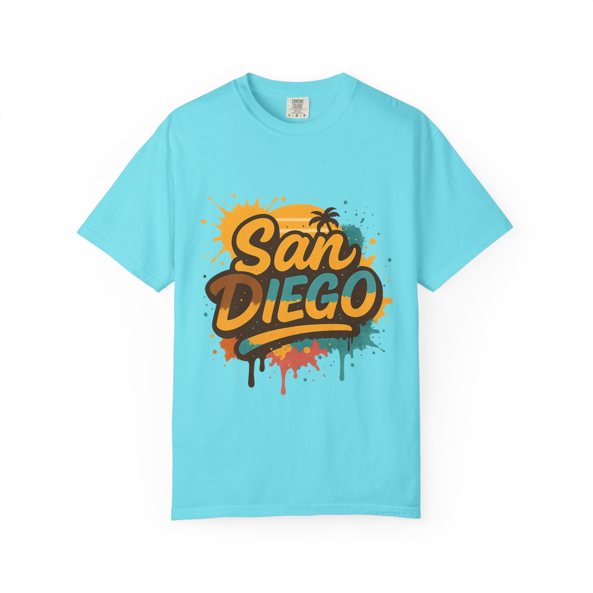 Padres-Inspired San Diego Vibrant Unisex T-Shirt | Summer Tee, Travel Shirt, Vacation Wear, Beach Life Apparel, California Graphic Tee