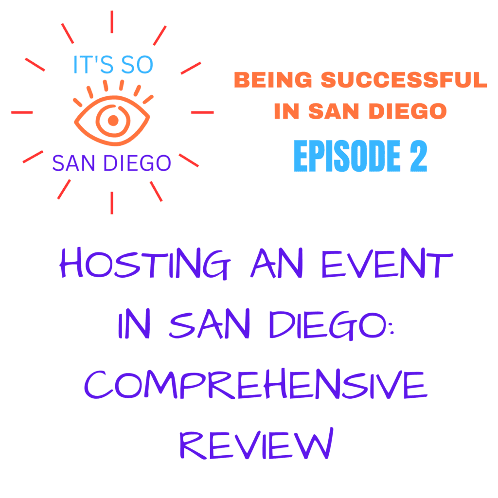 Hosting an event in san diego
