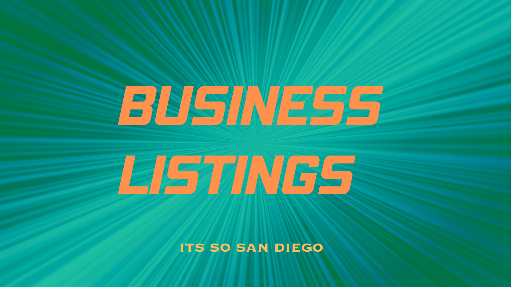 Business Listings - Its So San Diego