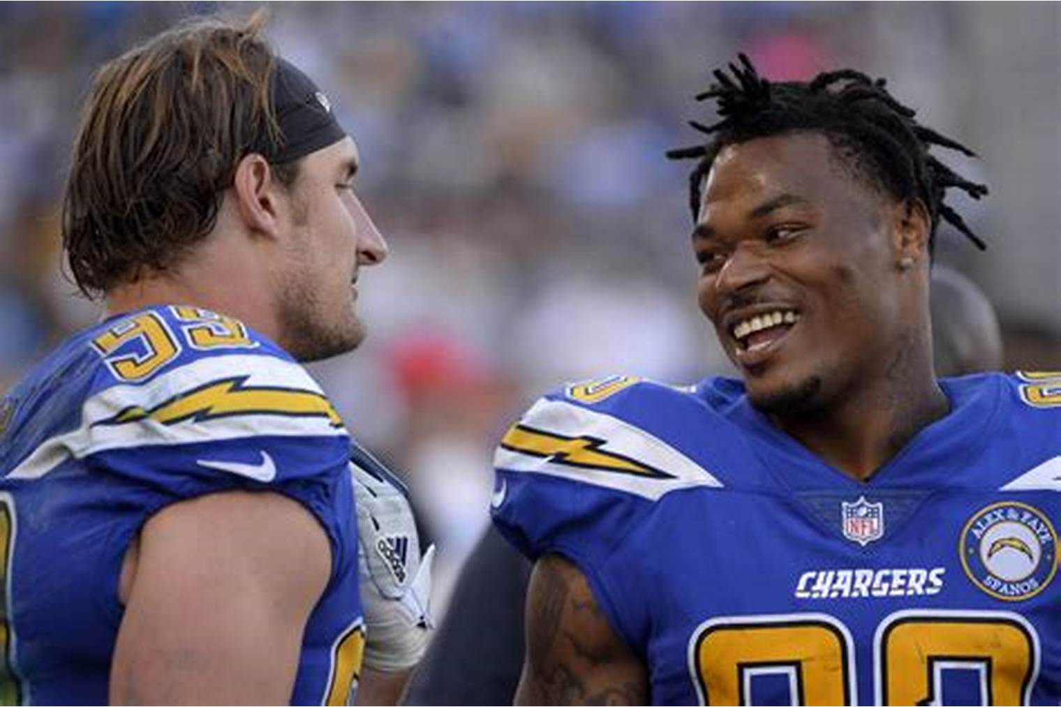 Derwin James and Joey Bosa -- Blog -- Must Be Traded. _ Its So San Diego