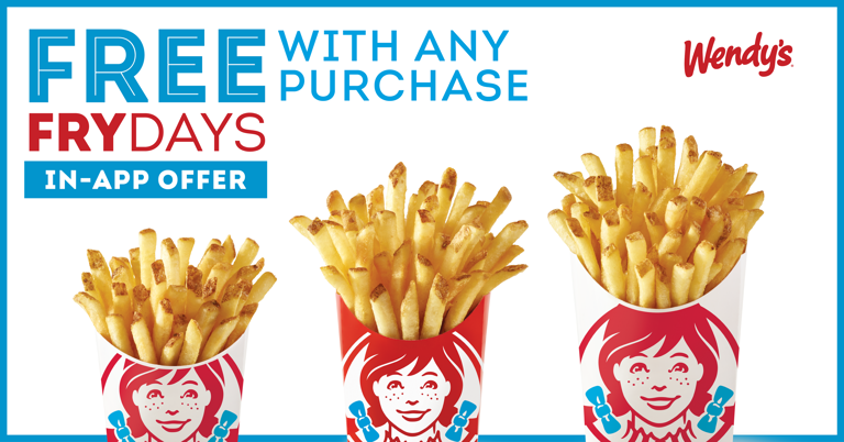 Get The Deals: Wendy’s Offers Free Fries Every Friday Through the End of the Year